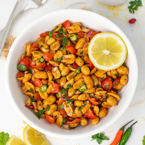 Peanut chaat